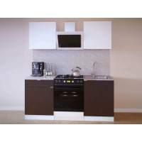 Кухня ПН-06 + ТК-06.1 + ПН-06 + ТК-06м Сокол венге/белый