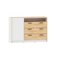 НМ 011.59 Тумба Оттавия Белый/Дуб золотой