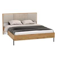 Кровать двойная 72.18 Кензо Дуб Вотан / Белый Кровать двойная 72.18 Кензо Дуб Вотан / Белый