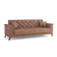 Диван-кровать Амарант М велюр тенерифе корица