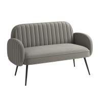 Диван 2-х местный Флеминг S велюр тенерифе стоун