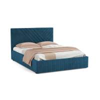 Кровать Гамма 1400 велюр тенерифе океан Кровать Гамма 1400 велюр тенерифе океан