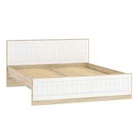 НМ 040.34-03 Кровать Оливия Дуб Сонома/белое дерево