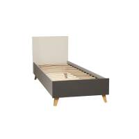 69.11 Кровать Артис 900 Белый/Серый