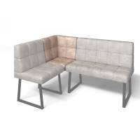 Кухонный диван Реал МУ 590 Латте/Черный муар