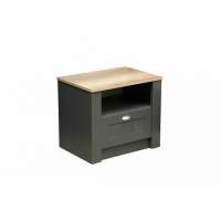 Тумба прикроватная Прованс (Олмеко) 37.16 серый