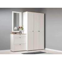 Прихожая Остин 3 Белый шагрень/Дуб Вотан