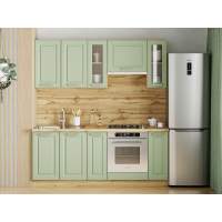 Кухня Вокс комплект 6 Дуб Крафт золотой / Фисташка