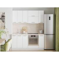 Кухня Борги комплект 6 Белый / Белый