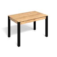 Стол не раздвижной Милан-1 Дуб Крафт золотой / Черный