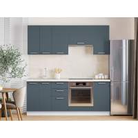 Кухня Борги комплект 2 Белый / Маренго