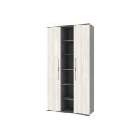 Бастион Шкаф с нишей Дуб Крафт белый / Серый шифер