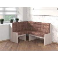 Угловая скамья Квадро Бодега/Коньяк