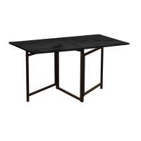 Стол журнальный 42.43 Кальяри Мрамор черный/металл черный