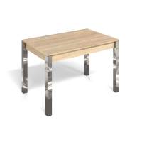 Стол не раздвижной Милан-1 Дуб Сонома / Хром