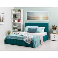 Милана кровать 160 Tenerife izumrud (сине-зелёный)