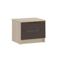 ИЛИЯ М10 Тумба прикроватная туя светлая/шоколад/белый