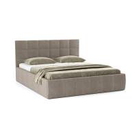 Кровать Диана 1400 высота 1010 жаккард тесла дым Кровать Диана 1400 высота 1010 жаккард тесла дым