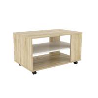 НМ 011.42 Стол журнальный Capri Дуб Сонома/белый