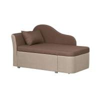 Тахта Мася-12 правый жаккард тесла шоколад/крем