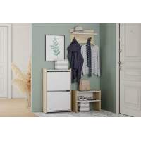 Прихожая Симпл дуб сонома/белый