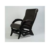 Кресло-маятник Амелия Черный / Венге