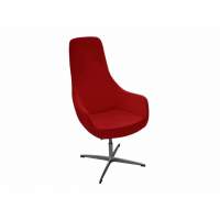 Кресло КВАНТ L к/з красный