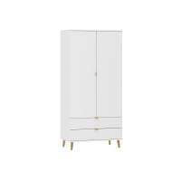 НМ 040.25 Шкаф Дакота Белый / Меренга