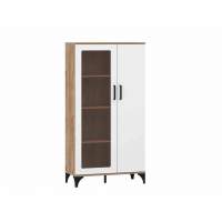 НМ 013.52 Марсель шкаф-пенал Дуб Крафт табачный/Меренга