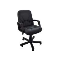 Кресло Бибионе 2П черный/к/з черный