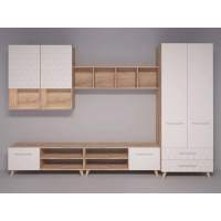 Гостиная ВОЙТЕК 2 дуб Баррик/белый