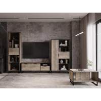 Гостиная Фолк-3 Дуб Гранж песочный