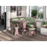 Кухонный набор Орхидея Люкс ясень темный/мохито