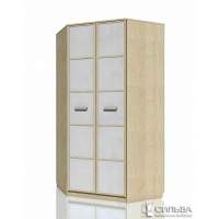 Шкаф угловой НМ 013.04-04 «Фанк» Дуб сонома/белый скандинавский