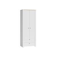 Джастин Шкаф для одежды 13.339 белый/дуб белый