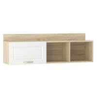 Полка НМ 011.38-01 Оливия Дуб Сонома/белое дерево