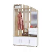 Прихожая ВШ-2.2Д Дуб сонома/белый