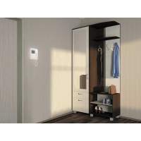 Ева 1 прихожая венге/белая лиственница