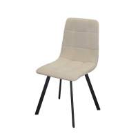 Стул Т / черный /велюр бежевый Стул Т / черный /велюр бежевый
