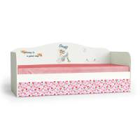 Кровать "Девочки", Белый шёлк Кровать "Девочки", Белый шёлк