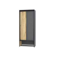 Шкаф-купе ОЛЬГА-ЛОФТ 10.1, Дуб Крафт Золотой, Темно Серый