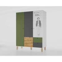 Шкаф STORY Пушкин 149, белый шёлк