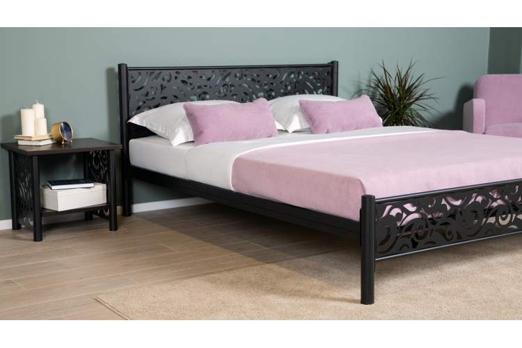 Кровать Парма 140*200, черный шагрень-2