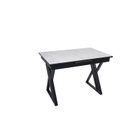 Стол Саен 18 Черный/Жемчужный Перито