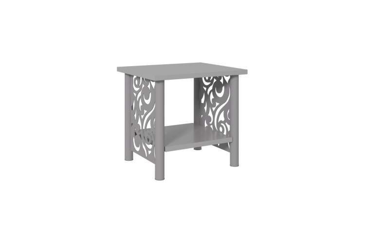 Тумба прикроватная Парма серый шагрень