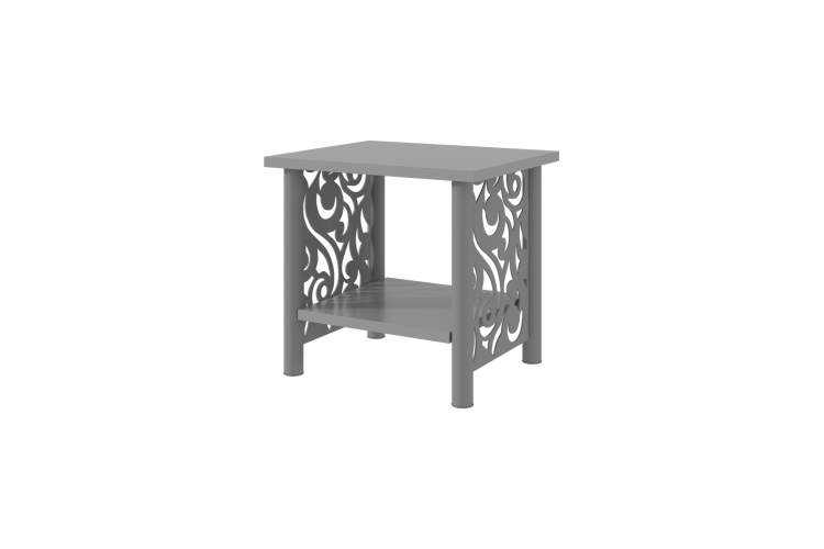 Тумба прикроватная Парма серый шагрень-2