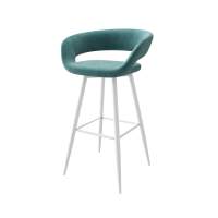 Стул полубарный Барни Р 700, b15 MINT LUX/БЕЛЫЙ