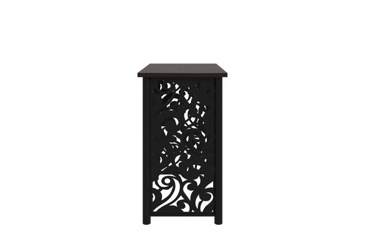 Туалетный столик Пармин черный шагрень-7