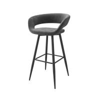 Стул барный Барни Р 700, Черный/Antracite Lux b28