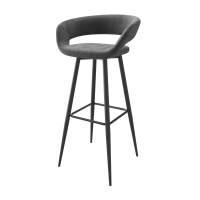 Стул барный Барни Р 900, Черный/Antracite Lux b28